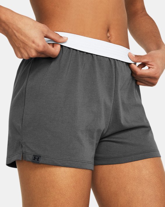 Women's UA Campus Shorts in Gray image number 3